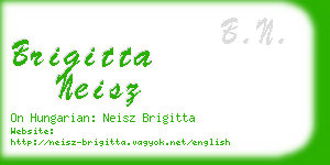 brigitta neisz business card